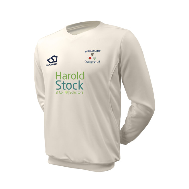 Junior Long Sleeve Cricket Sweater - MICKLEH