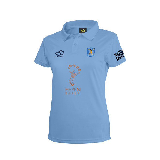 Women's Short Sleeve Coloured Cricket Shirt - HSLG
