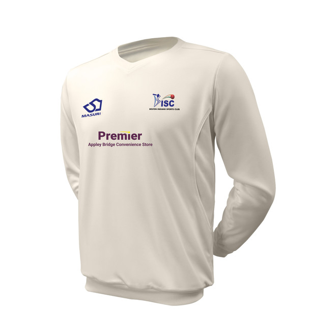 Junior Long Sleeve Cricket Sweater - BOLTIN