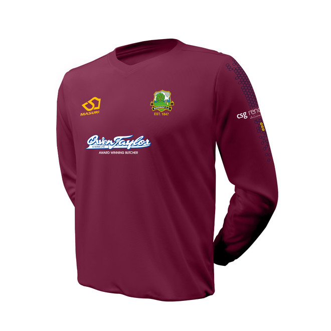 Junior Team Long Sleeve Coloured Playing Sweater  - Mens Sizing-RIDDING