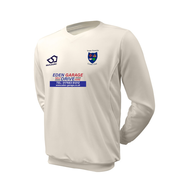Junior Long Sleeve Cricket Sweater - TEMPS