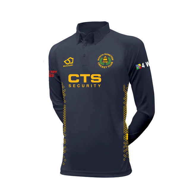 Raiders Long Sleeve Coloured Cricket Shirt - NRUNCC