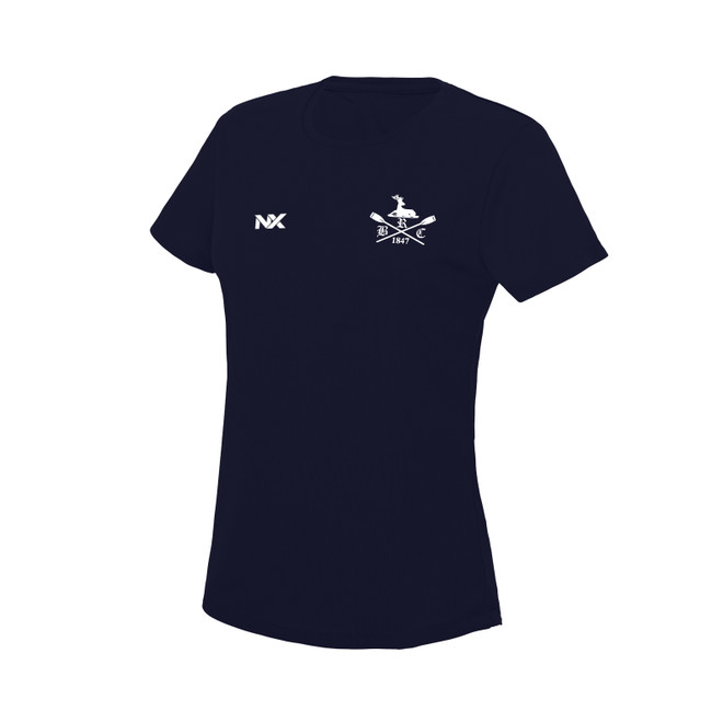 Women's Active Tee - Navy - DEMOROWING