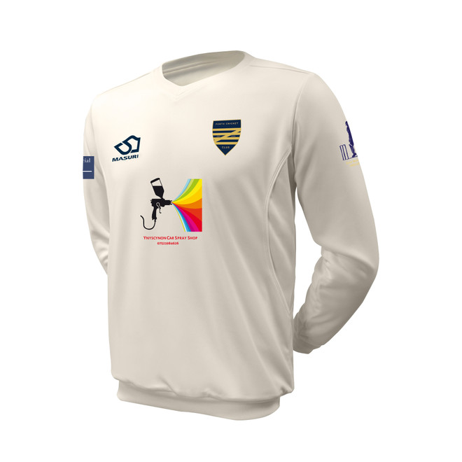 Junior Long Sleeve Cricket Sweater - PORTH