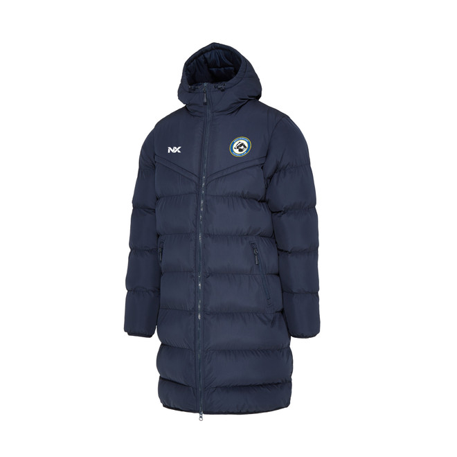 U13 Vixens Junior Puffer Long Coat - BROCK