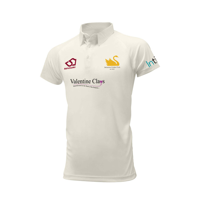 Mens Short Sleeve Cricket Shirt-BLTCC