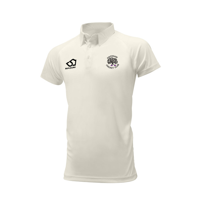 Junior Short Sleeve Cricket Shirt-SOUTHGCC