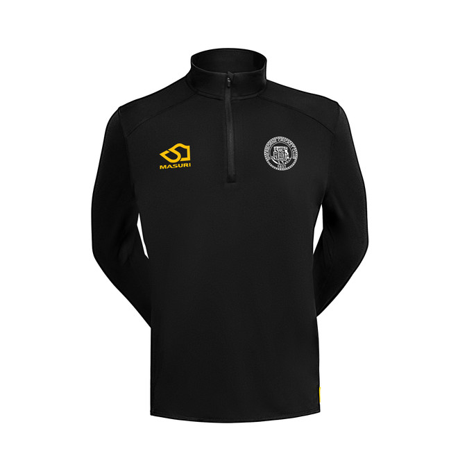 Black Junior 1/4 Zip Performance Midlayer-SBCC