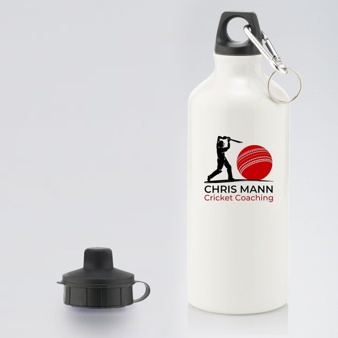 Aluminium Water Bottle with 2 Cap Styles-CMANNC