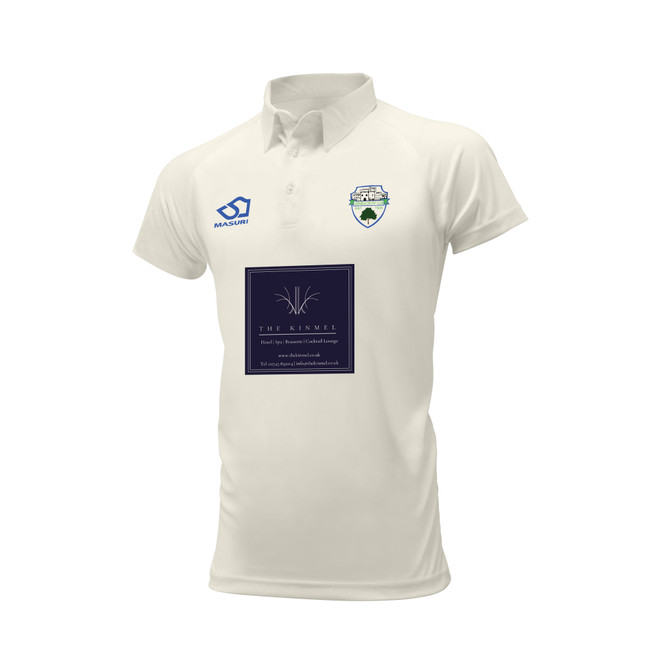 Junior Short Sleeve Cricket Shirt-ABERGELE