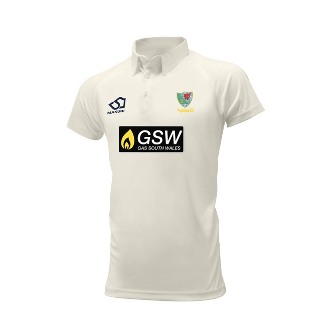 Junior Short Sleeve Cricket Shirt-YYSTW