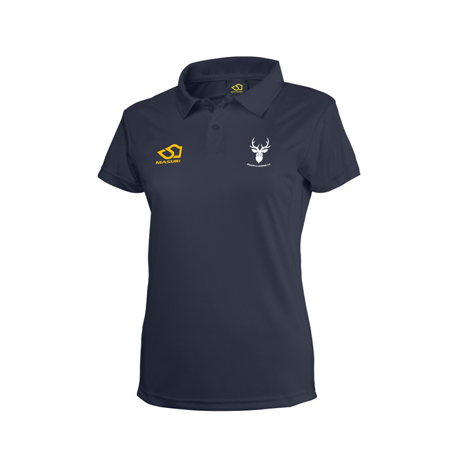 Women's Short Sleeve Coloured Cricket Shirt-STLM