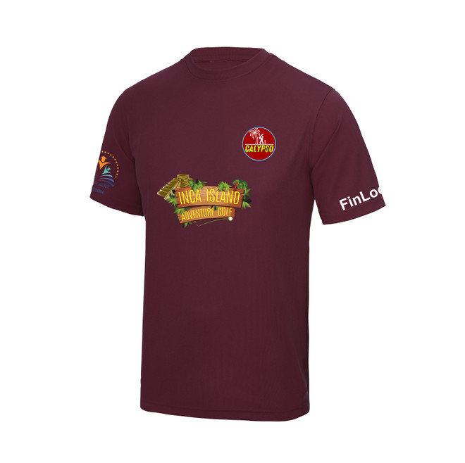Maroon Mens Casual T-Shirt-CLPCR