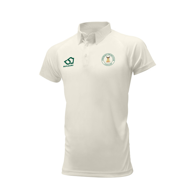 Junior Short Sleeve Cricket Shirt-FERN