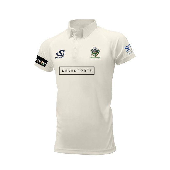 Junior Short Sleeve Cricket Shirt-TKMCC