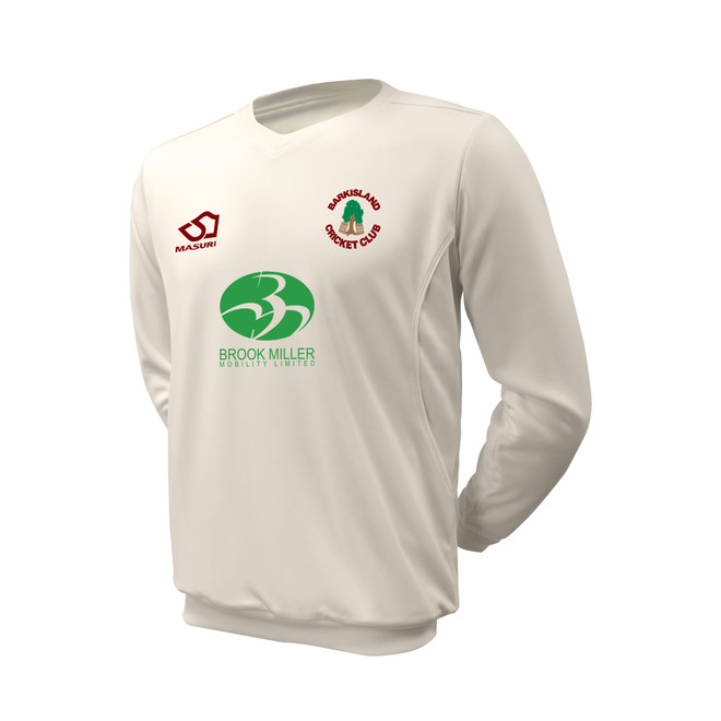 Junior Long Sleeve Cricket Slipover -BARKIS