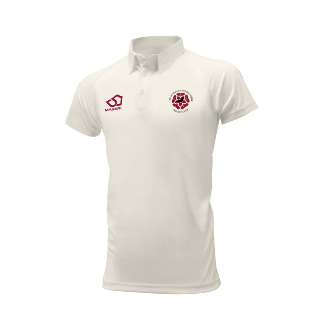 Mens Short Sleeve Cricket Shirt-S&LCC
