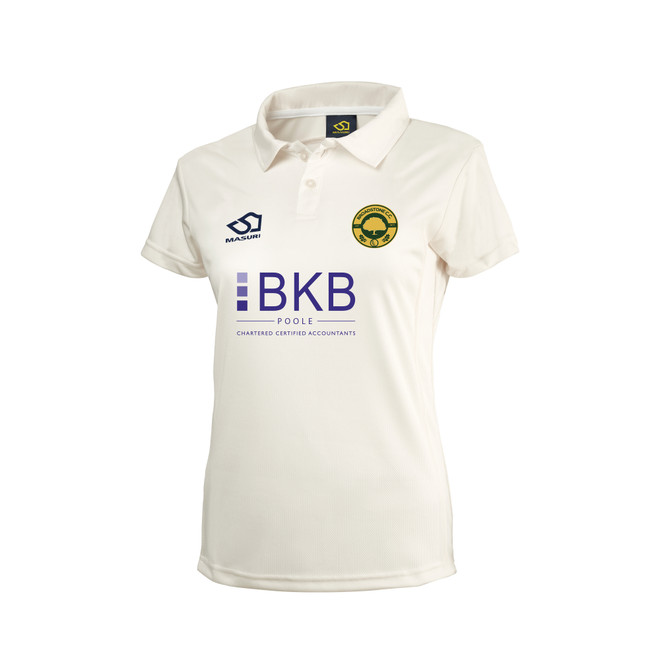 Women's Short Sleeve Cricket Shirt-BROA