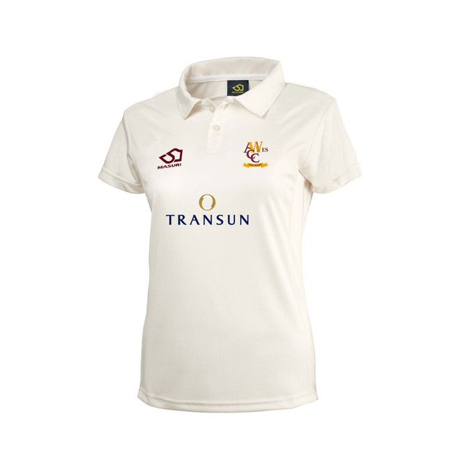Women's Short Sleeve Cricket Shirt-ALMWESCC