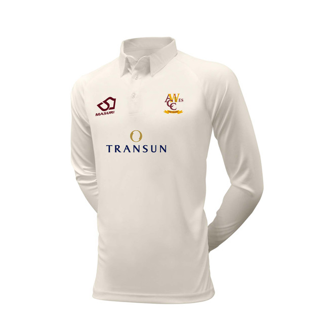 Long Sleeve Cricket Shirt-ALMWESCC