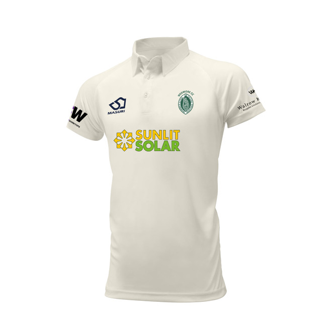 Junior Short Sleeve Cricket Shirt-WEDCC