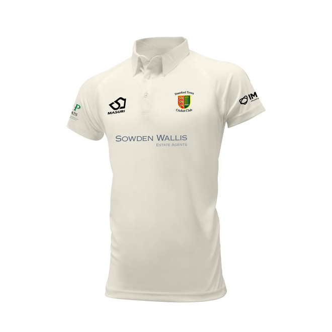 Mens Short Sleeve Cricket Shirt-STOWNCC