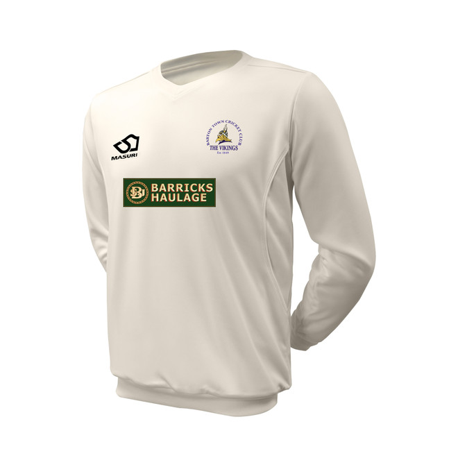 Junior Long Sleeve Cricket Slipover -BRTNCC2