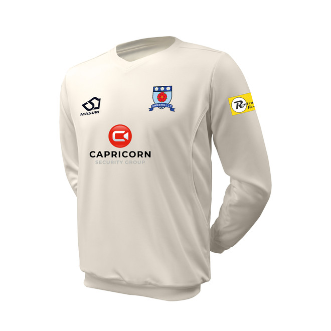 2nd Team Junior Long Sleeve Cricket Slipover -UPRMIL