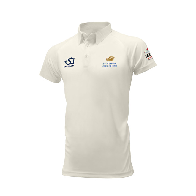 Junior Short Sleeve Cricket Shirt-LONGD