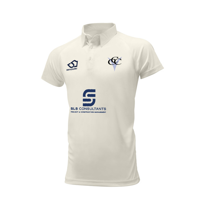 Junior Short Sleeve Cricket Shirt-CASTFCC