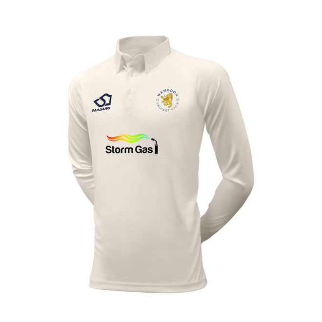 Junior Long Sleeve Cricket Shirt-WEMBDO