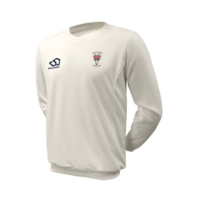 Junior Long Sleeve Cricket Slipover -CRCC