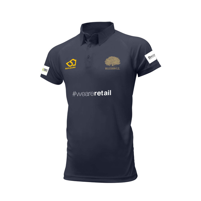 Mens Short Sleeve Coloured Cricket Shirt -BILLES