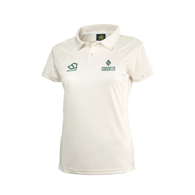 Women's Short Sleeve Cricket Shirt-PINKGN