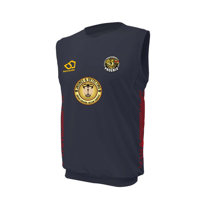Junior Coloured Sleeveless Slipover -PENYG