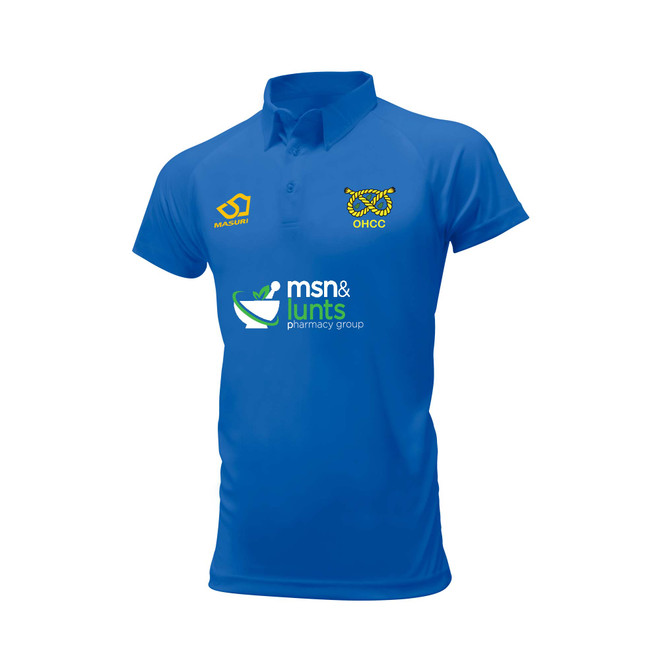 Mens Short Sleeve Coloured Cricket Shirt -OLDHILL