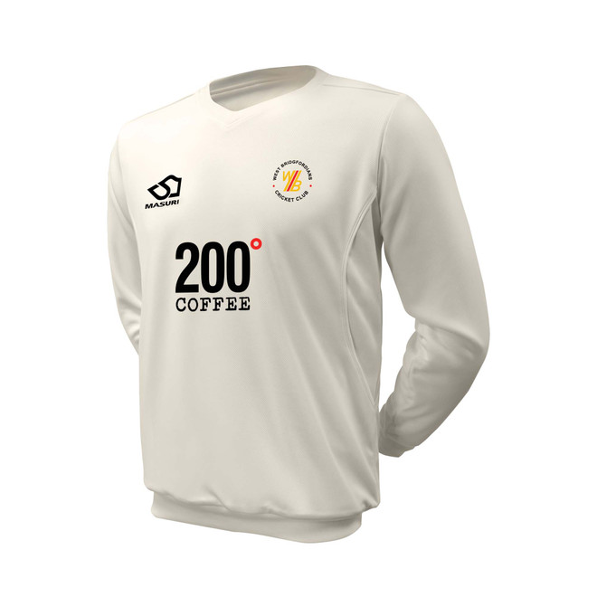 Junior Long Sleeve Cricket Slipover -WBFCC