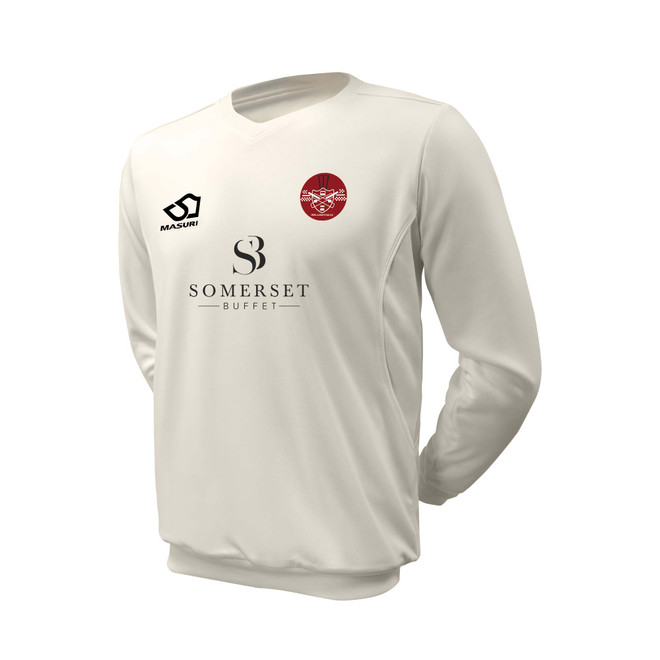 Junior Long Sleeve Cricket Slipover -WTNSCC
