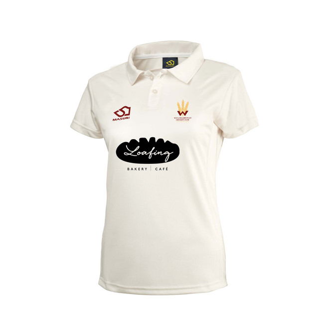 Women's Short Sleeve Cricket Shirt-WHEATH