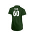 Women's Short Sleeve Coloured Cricket Shirt-CANCC