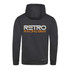 Junior Black Unisex Active Hoodie  -RETRO