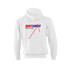White Unisex Casual Hoodie-HOTSHOT