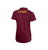 Women's Short Sleeve Coloured Cricket Shirt-FHCROFTON