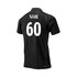 Mens Black Short Sleeve Cricket Shirt -CMULCC