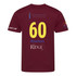 Maroon Mens Casual T-Shirt-CLPCR