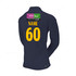 Junior Long Sleeve Coloured Cricket Shirt -DAF