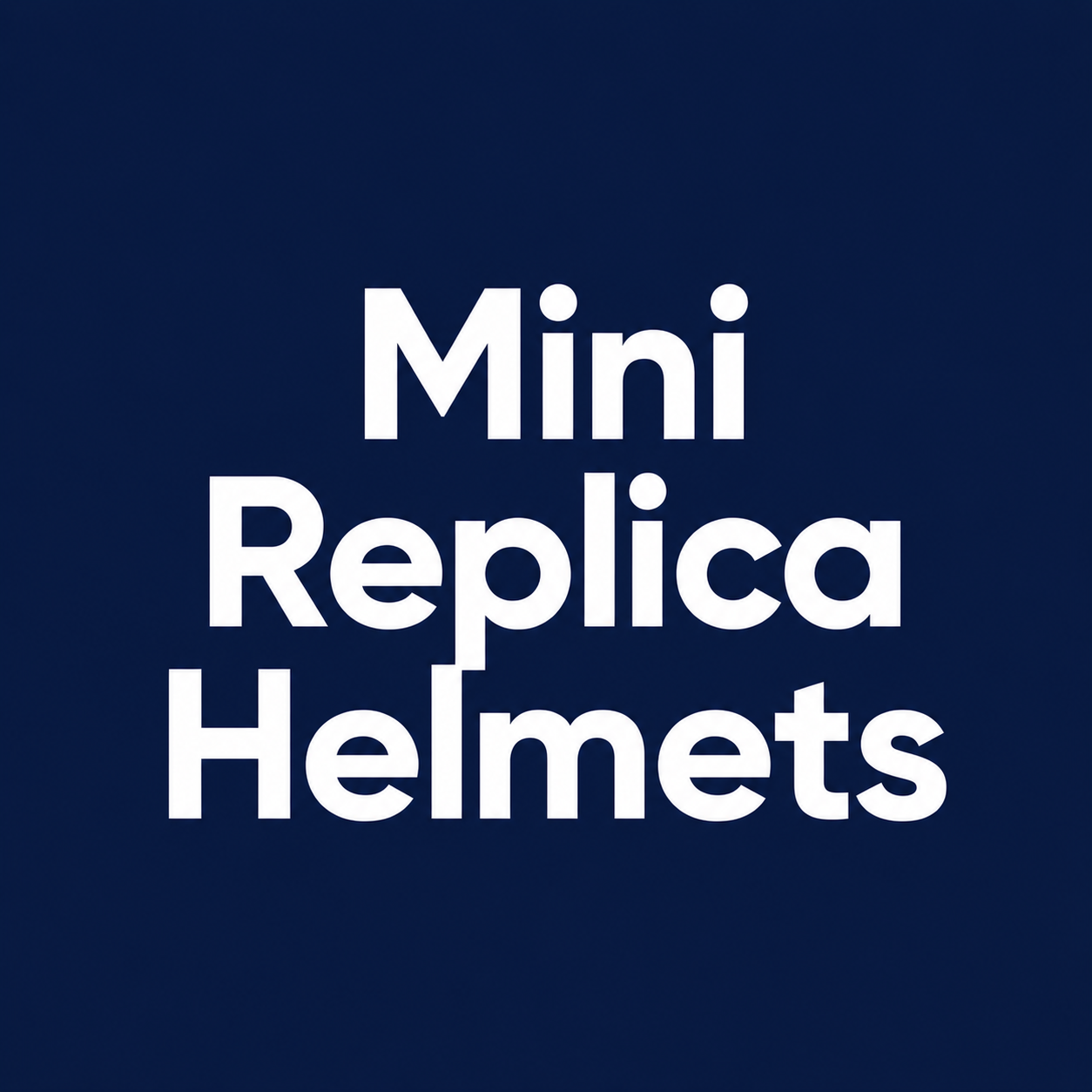 Mini Replica Helmets - Demo CC