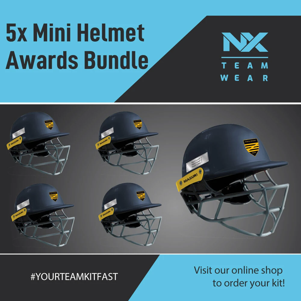 5x Mini Helmet Awards Bundle