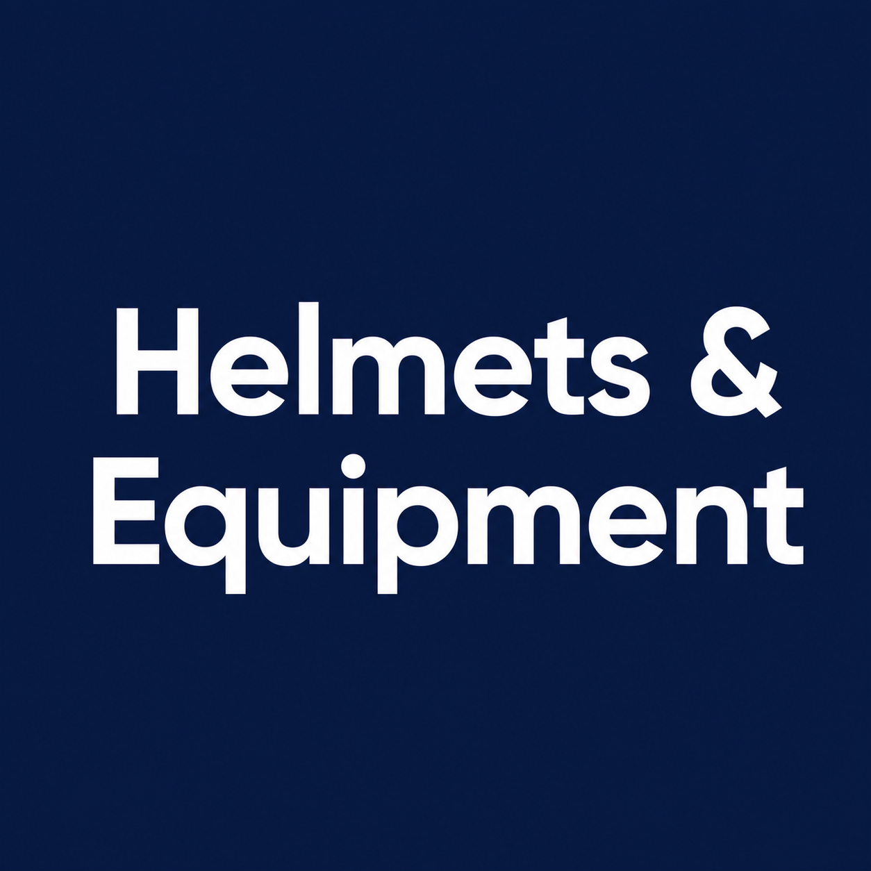 Helmets & Equipment - Demo CC