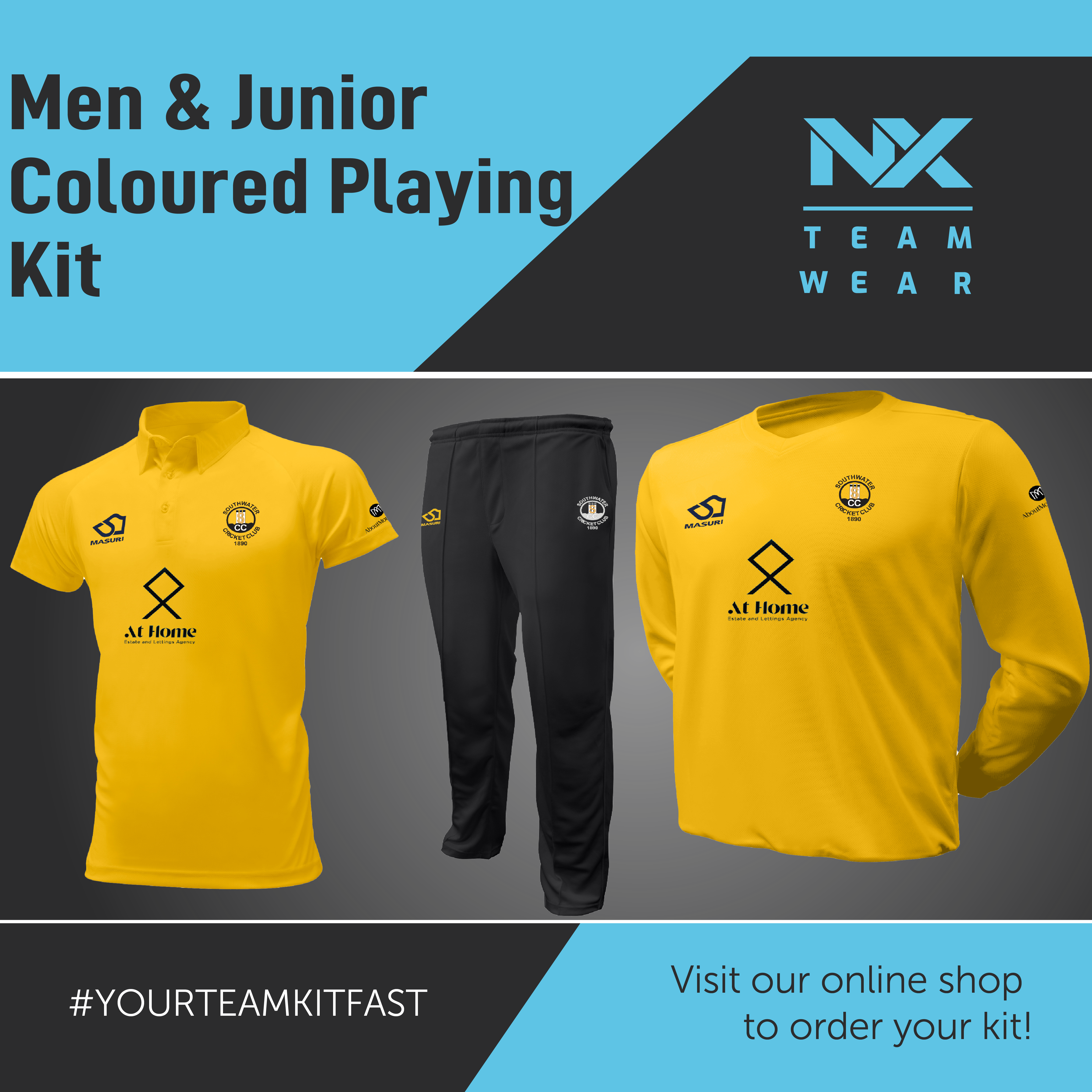 Men & Junior Coloured Playing Kit